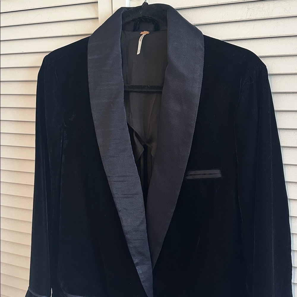 Free People Black Blazer - Picture 5 of 9